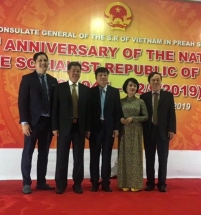 តំបន់នានានៅប្រទេសកម្ពុជាអបអរសាទរខួបលើកទី ៧៤ នៃទិវាបុណ្យជាតិវៀតណាម