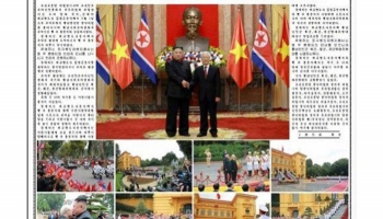 លោក គីម ជុងអ៊ុន ផ្ញើសារអបអរសាទរ ប្រធានរដ្ឋវៀតណាម ក្នុងថ្ងៃខួបបង្កើតប្រទេស