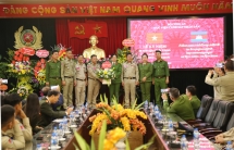 វិទ្យាស្ថានប៉ូលីសប្រជាជនវៀតណាមរៀបចំពិធីអបអរសាទរខួបលើកទី ៦៦ នៃទិវាបុណ្យឯករាជ្យជាតិនៃព្រះរាជាណាចក្រកម្ពុជា