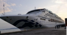នាវាទេសចរណ៍ Sun Princess ដឹកអ្នកទេសចរជិត ពីរពាន់នាក់ ចូលកម្សាន្តនៅក្រុងព្រះសីហនុ