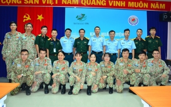 បើកវគ្គហ្វឹកហ្វឺនការដឹកសំភារៈបរិក្ខារពេទ្យតាមផ្លូវអាកាសសម្រាប់កងពេទ្យកម្រិត ២ លេខ ៣