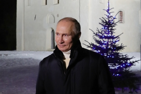 Владимир Путин поздравил россиян с Рождеством Христовым