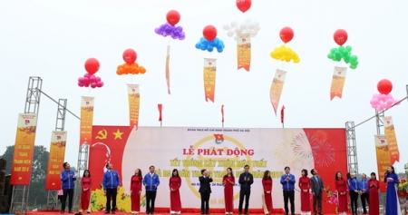 Молодые люди Вьетнама принимают участие в Месячнике молодёжи 2018 года