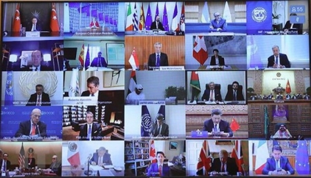 Премьер-министр принял участие в онлайн-саммите G20 по борьбе с COVID-19