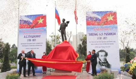 В Ханое прошла церемония открытия памятника А.С. Пушкину