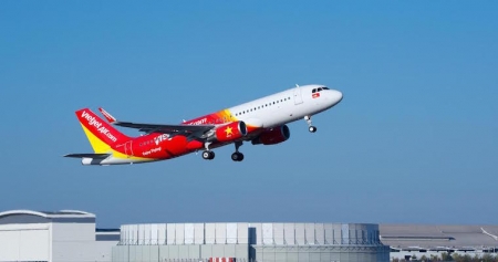 Вьетнамская авиакомпания "Vietjet" зафиксировала положительные результаты в 1 квартале 2017 года