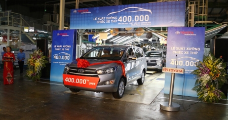 "Toyota Motor Vietnam" производит 400.000-й машины