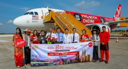 AirAsia открыла маршрут Кантхо – Куала-Лумпур