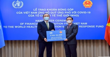 Вьетнам подарил $50 тыс. Фонду реагирования солидарности ВОЗ по борьбе с Covid-19
