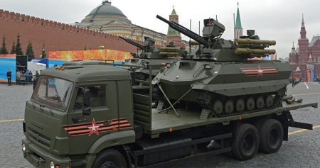 Военный парад на Красной площади в День Победы
