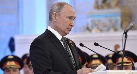 Президент России В. Путин начнет 13 мая серию совещаний по вопросам развития ОПК в новом формате