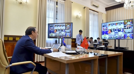 Прошло онлайн-совещание старших должностных лиц АСЕАН