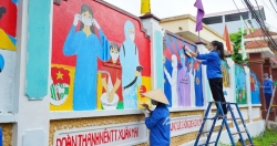 Красота пропагандистских картин о борьбе с COVID-19 в Ханое