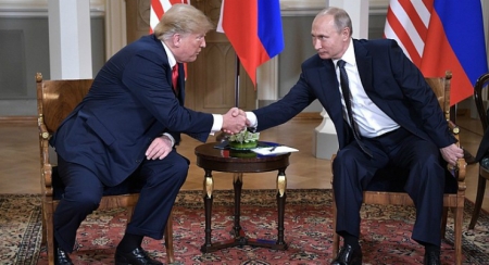 В Хельсинки состоялась встреча Владимира Путина с Дональдом Трампом