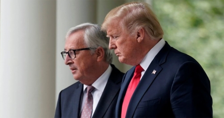 Юнкер и Трамп решили запустить новую фазу отношений Евросоюза и США