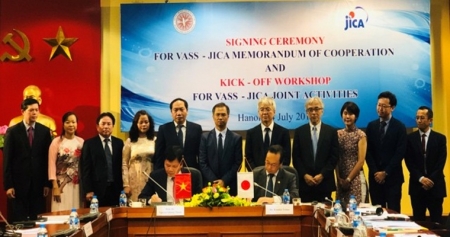 JICA  во Вьетнаме и VASS подписали протокол о сотрудничестве