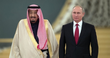 В Кремле началась официальная встреча Путина с королем Саудовской Аравии