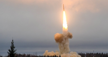 С космодрома Плесецк запустили на Камчатку ракету "Тополь-М"