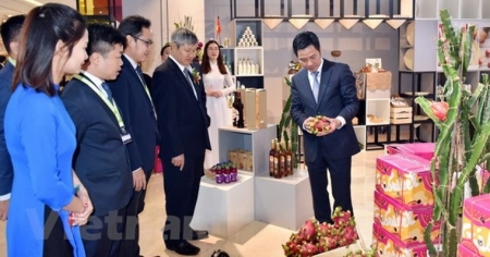 Стенды Вьетнама открылись в торговом центре в Шанхае (КНР)
