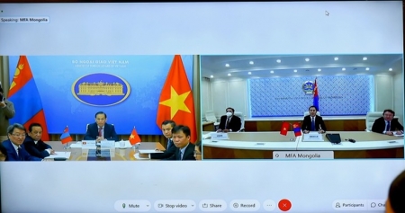 Прошли 9-е вьетнамско-монгольские политические консультации на уровне замминистров иностранных дел