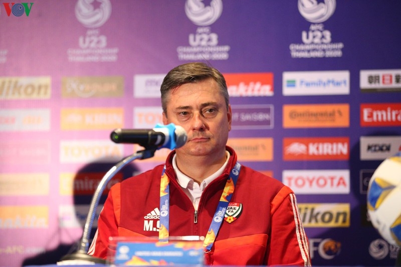 hlv u23 uae u23 viet nam la doi thu dang gom nhat bang dau