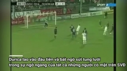 video cau thu nhan ket dang khi nghe cdv chi huong sut penalty