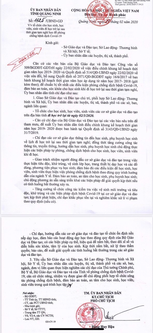 dia phuong dau tien chot cho hoc sinh sinh vien den truong tu ngay 23