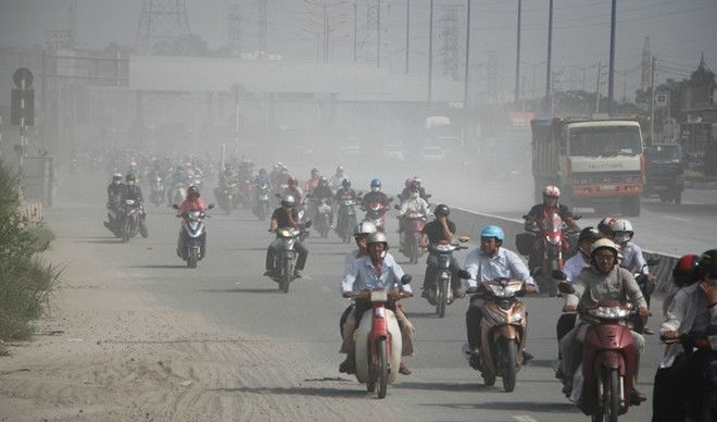 Thời tiết nắng ấm nhiều ngày, chất lượng không khí Hà Nội liên tục kém thoi tiet nang am nhieu ngay chat luong khong khi ha noi lien tuc kem