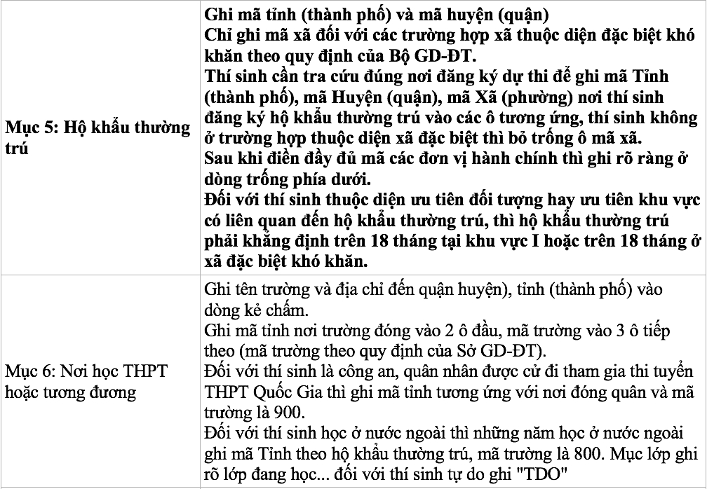 Thi THPT quốc gia 2019: Chi tiết cách điền phiếu đăng kí dự thi chính xác nhất thi thpt quoc gia 2019 chi tiet cach dien phieu dang ki du thi chinh xac nhat