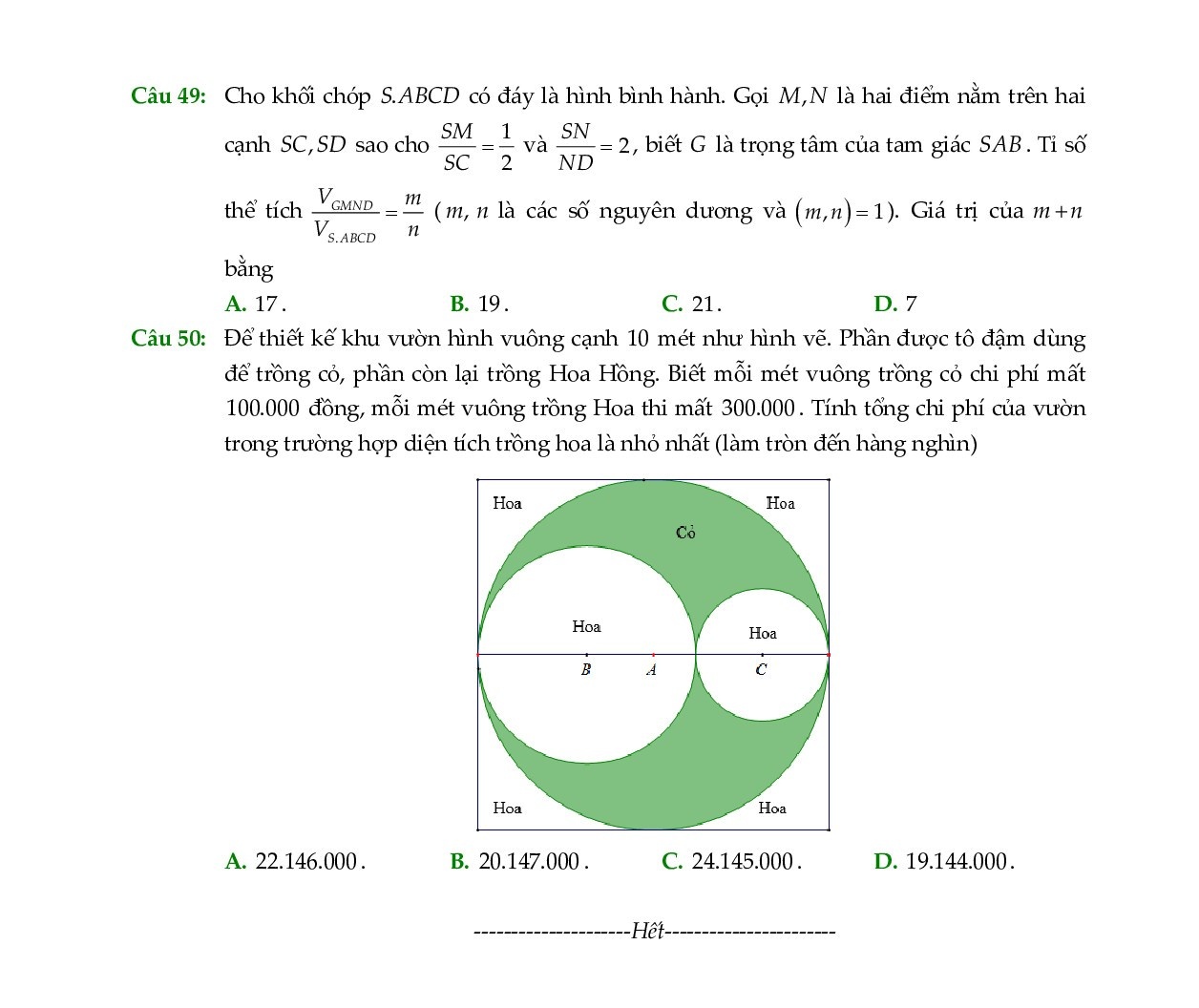 Đề thi thử THPT quốc gia 2019 môn Toán Sở GD&ĐT Điện Biên de thi thu thpt quoc gia 2019 mon toan so gddt dien bien