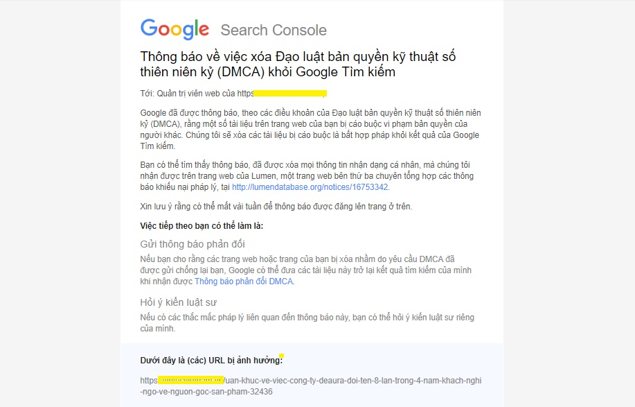 loat bai viet to deaura lua dao dot nhien mat tich tren google