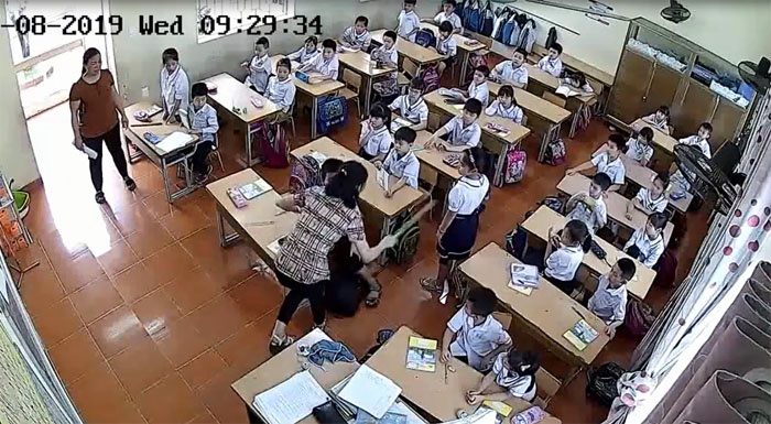 Vụ cô giáo tát học sinh ở Hải Phòng: Xem xét trách nhiệm Ban giám hiệu chu tich ubnd tp hai phong noi gi sau clip giao vien tat hoc sinh nhap vien