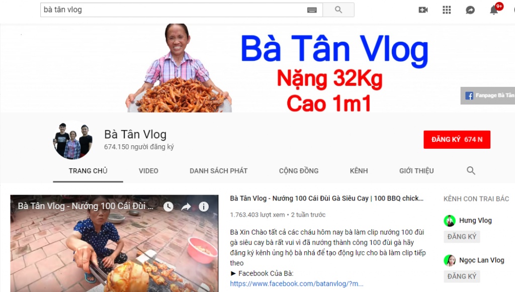 Bà Tân Vlog là ai mà được nhận nút bạc Youtube chỉ trong 2 tuần ra mắt? ba tan vlog la ai ma duoc nhan nut bac youtube chi trong 2 tuan ra mat
