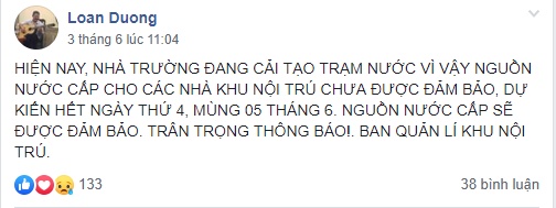 ky tuc xa dh kinh te quoc dan cap nuoc co sinh vat la cho sinh vien
