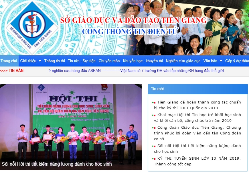 Tra cứu điểm thi tuyển sinh lớp 10 Tiền Giang năm 2019 tra cuu diem thi tuyen sinh lop 10 tien giang nam 2019