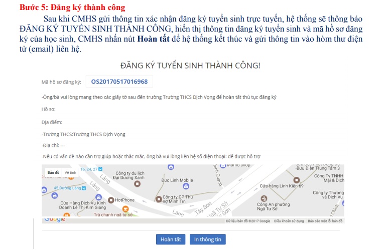 Hướng dẫn đăng ký tuyển sinh trực tuyến vào mầm non, lớp 1 và lớp 6 huong dan dang ky tuyen sinh truc tuyen vao mam non lop 1 va lop 6