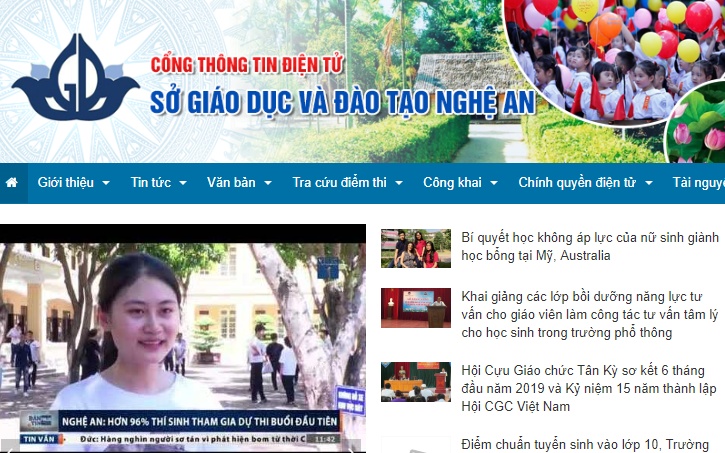 Tra cứu điểm thi THPT quốc gia 2019 ở Nghệ An tra cuu diem thi thpt quoc gia 2019 o nghe an