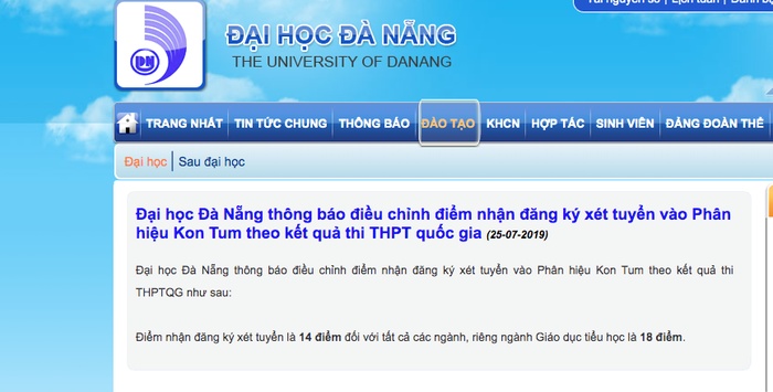 Tuyển sinh 2019: Nhiều trường đại học tăng điểm sàn tuyen sinh 2019 nhieu truong dai hoc tang diem san