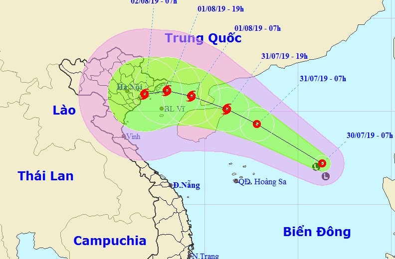 Áp thấp nhiệt đới sắp mạnh lên thành bão, Bắc Biển Đông mưa dông lớn ap thap nhiet doi sap manh len thanh bao bac bien dong mua dong lon