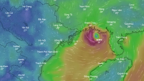bao so 3 ap sat hai phong quang ninh ha noi mua rao toan thanh pho