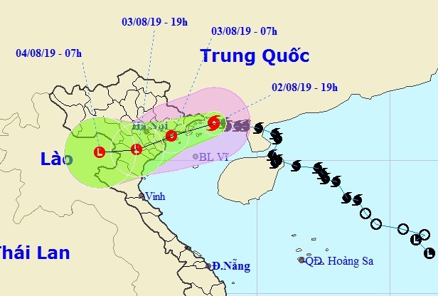 Đổ bộ Quảng Ninh, Hải Phòng bão số 3 bắt đầu suy yếu do bo quang ninh hai phong bao so 3 bat dau suy yeu