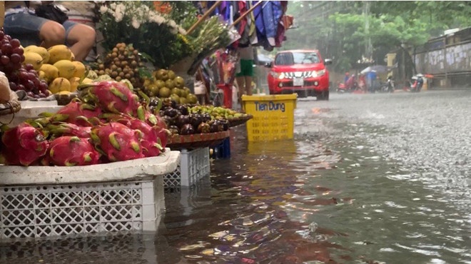 Hà Nội: Những điểm ngập nặng do mưa lớn sau bão số 3 ha noi nhung diem ngap nang do mua lon sau bao so 3