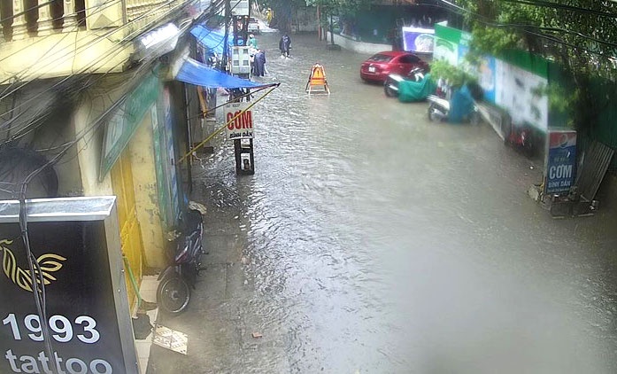 Hà Nội: Những điểm ngập nặng do mưa lớn sau bão số 3 ha noi nhung diem ngap nang do mua lon sau bao so 3