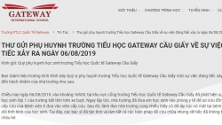 truong gateway hoc sinh lop 1 tung lac vi tu mo duong xuong xe dua don