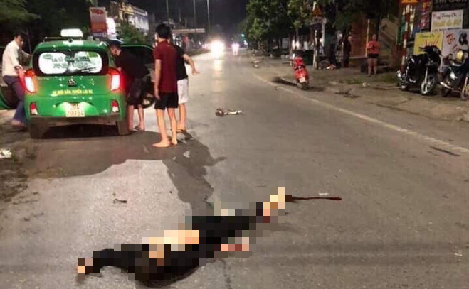 vu xe may kep 5 dam vao dai phan cach o thai nguyen danh tinh 4 nguoi tu vong