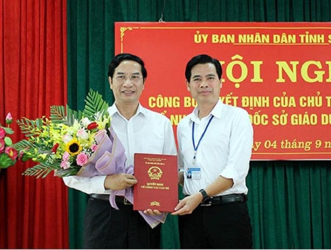 nguyen huy hoang tan giam doc so gddt tinh son la la ai