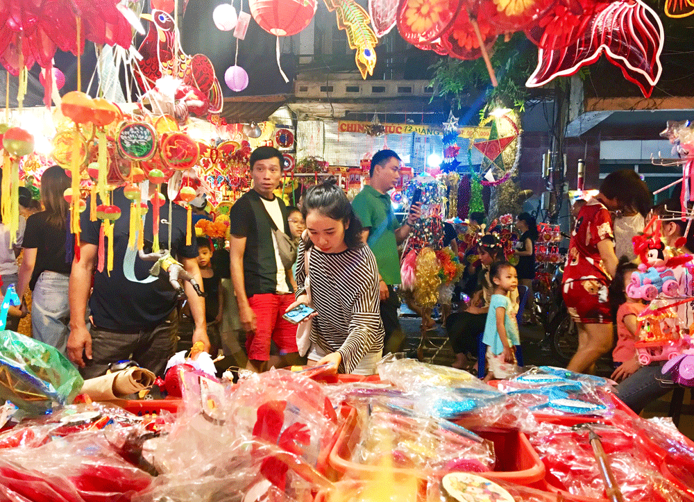 Phố Hàng Mã ngập tràn màu sắc đón Tết Trung thu 2019 pho hang ma ngap tran mau sac don tet trung thu 2019