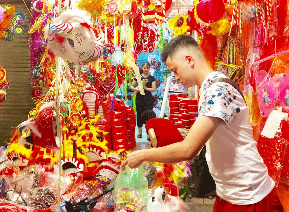 Phố Hàng Mã ngập tràn màu sắc đón Tết Trung thu 2019 pho hang ma ngap tran mau sac don tet trung thu 2019