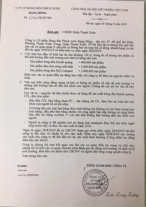 Công ty Rạng Đông gian dối: Dùng thuỷ ngân lỏng, nhưng báo cáo... Amalgam chay cong ty rang dong dung thuy ngan long lai bao cao la vien amalgam