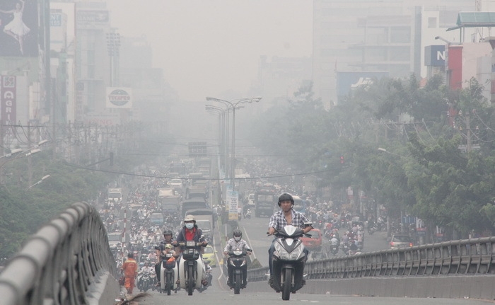o nhiem khong khi o ha noi va tp hcm tong cuc moi truong ly giai gi